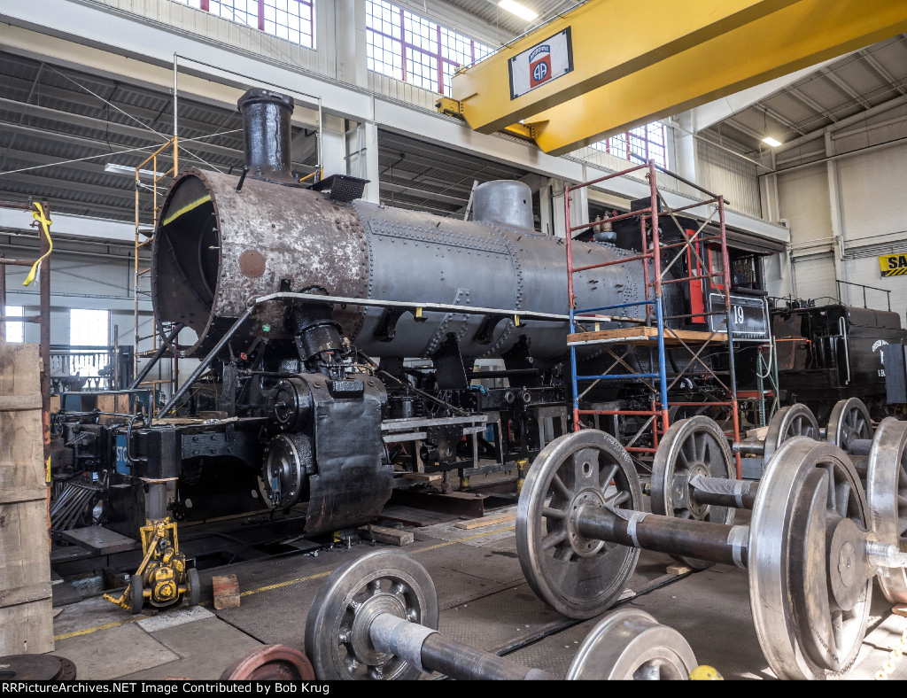 MCCLOUD 19 currently undergoing restoration to operating condition